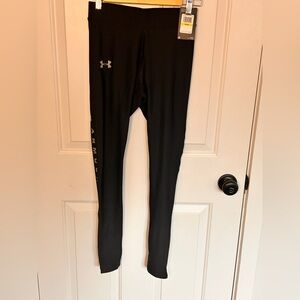 Under Armour Men's Black Compression Leggings tights black size medium